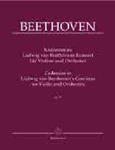 Beethoven Cadenzas Baerenreiter